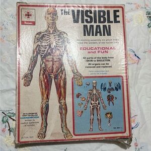 Vintage The Visible Man Educational Model Kit